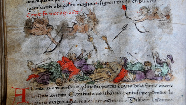 Black Death - devils and flagellant revival, 14th century Tuscany