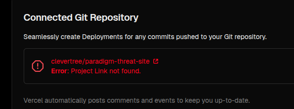 GitHub restriction context (continued)
