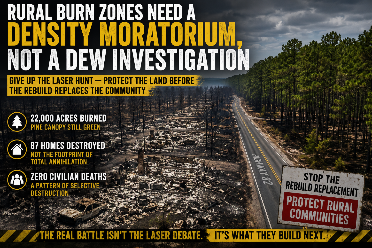 Rural burn zones need a density moratorium — article graphic