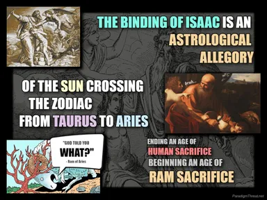 Binding of Isaac is an astrological allegory of the Sun crossing the Zodiac from Taurus to Aries