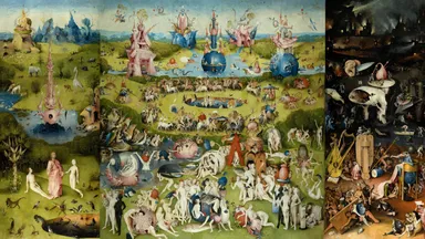 A painting of the Golden Age by Bosch