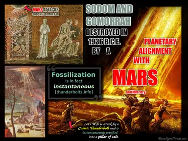 Mars destroys Sodom and Gomorrah