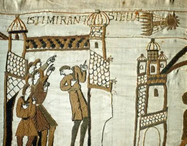 Bayeux Tapestry: The Sun Stands Still for Joshua