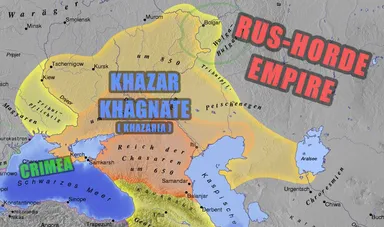 Map of the Khazar Khagnate a.k.a. Khazaria