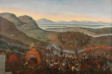 Painting: Ottomans invade vienna 1683
