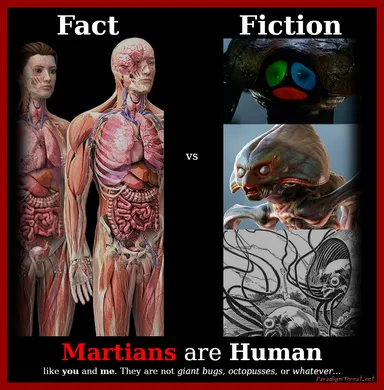 Redaction: Martians are Human