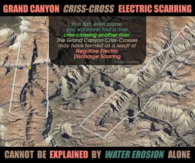 MudFlood Evidence: Grand Canyon CrisCross Scaring
