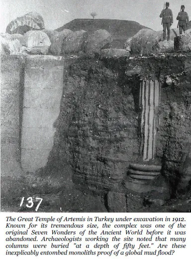 MudFlood Evidence: Buried Great Temple of Artemis